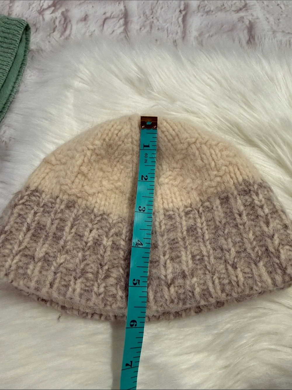 American Eagle Outfitters Knit Beanie Trio - Green, Beige & Tan